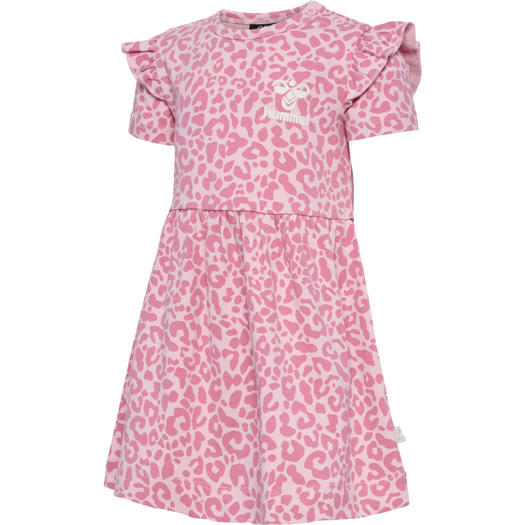 Hummel hmlDREAM IT DRESS S/S - parfait pink