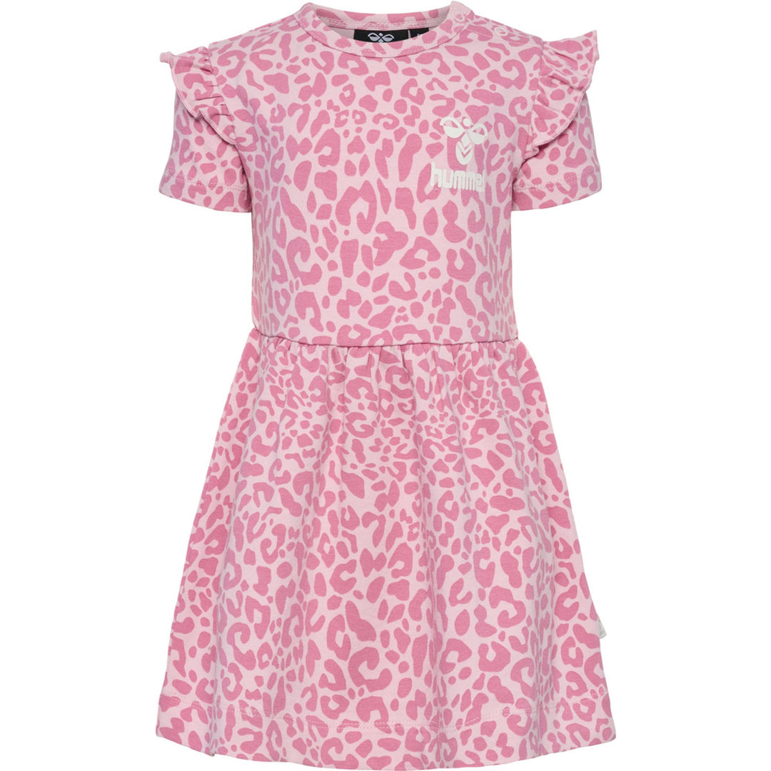 Hummel hmlDREAM IT DRESS S/S - parfait pink