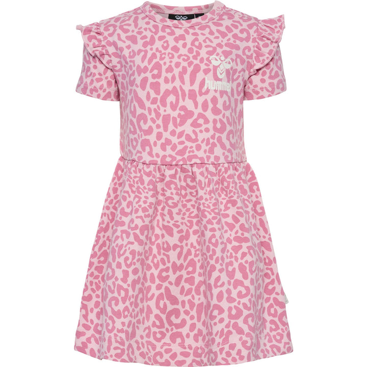 Hummel hmlDREAM IT DRESS S/S - parfait pink