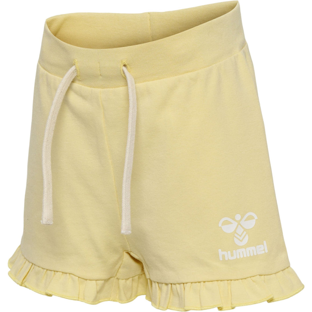 Hummel hmlDREAM RUFFLE SHORTS - italian straw