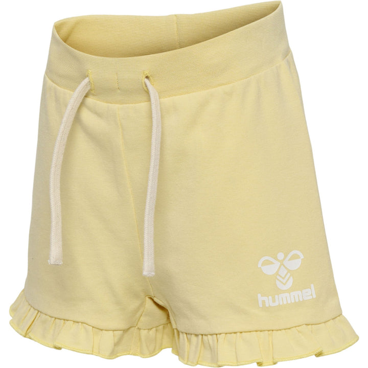 Hummel hmlDREAM RUFFLE SHORTS - italian straw