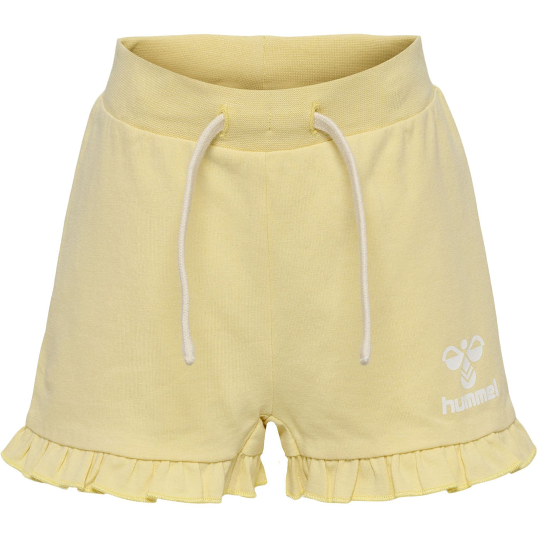 Hummel hmlDREAM RUFFLE SHORTS - italian straw
