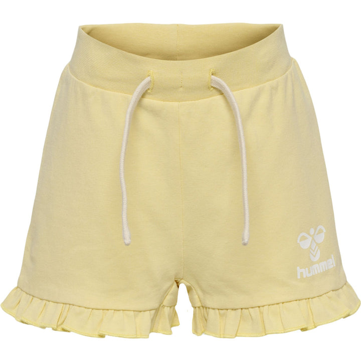 Hummel hmlDREAM RUFFLE SHORTS - italian straw