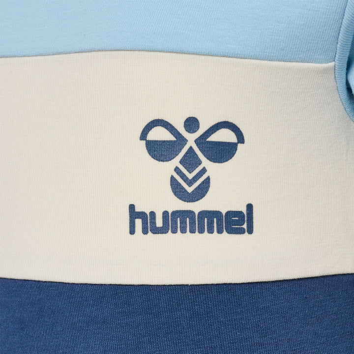 Hummel hmlHAPPY BLOCK BODY S/S - cerulean