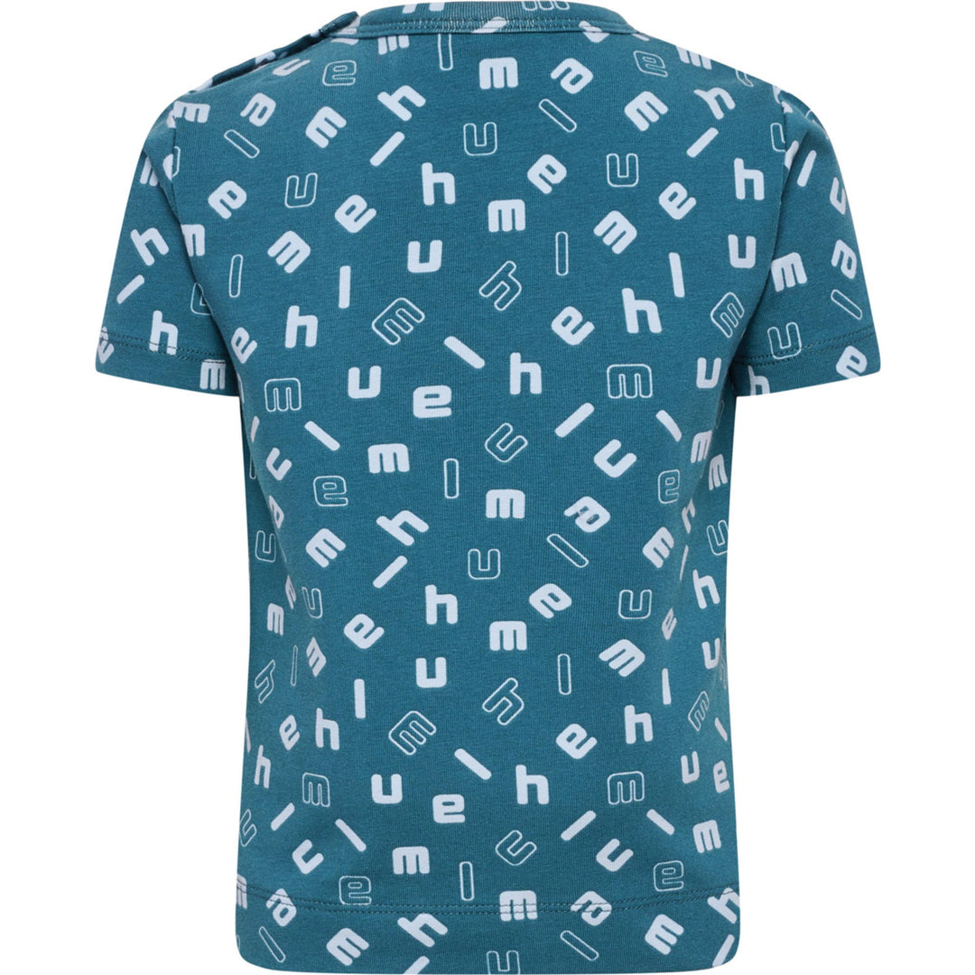 Hummel hmlDREAM AOP T-SHIRT S/S - blue coral