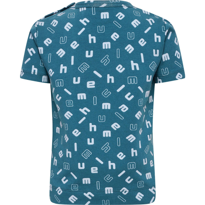 Hummel hmlDREAM AOP T-SHIRT S/S - blue coral