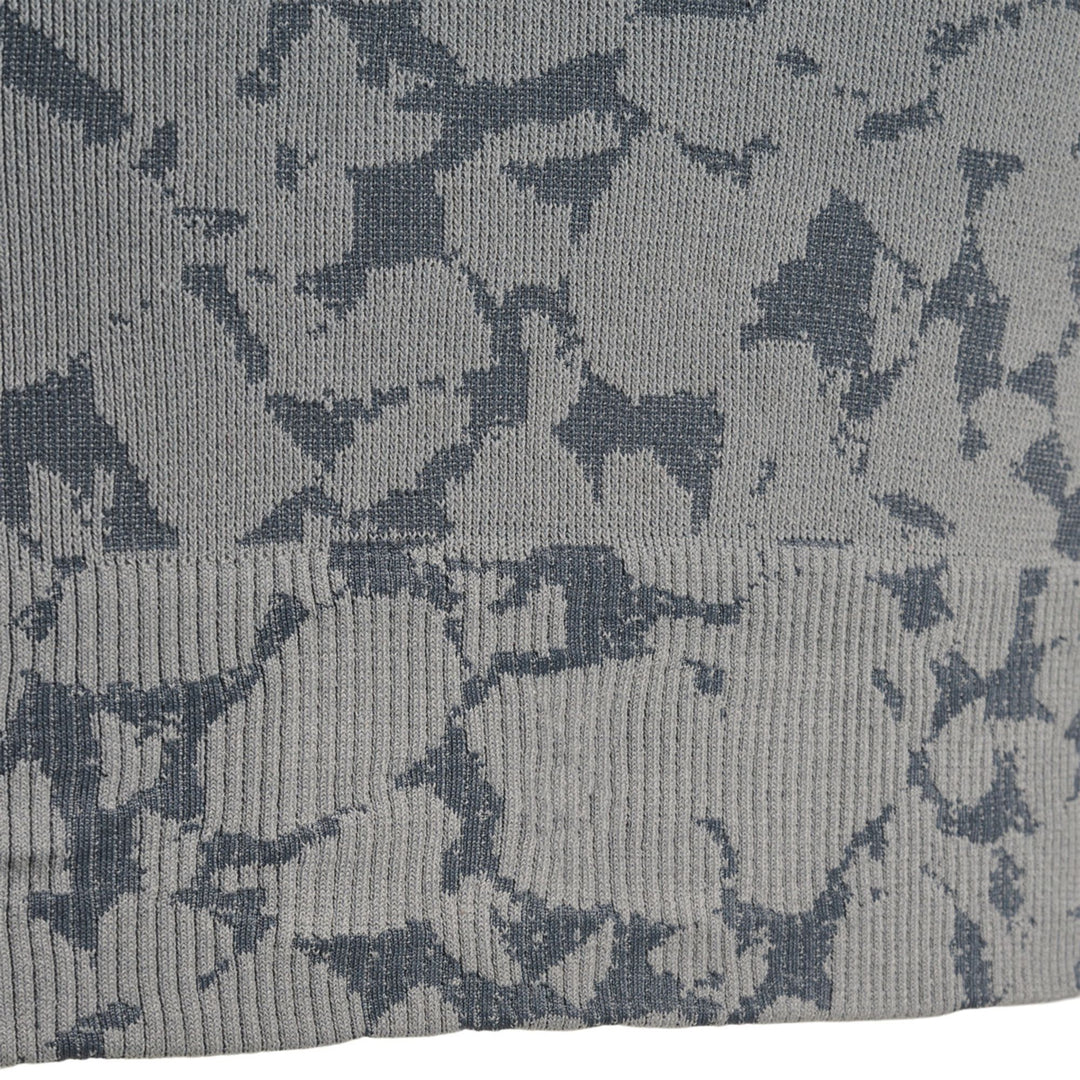 Hummel hmlMT PI SEAMLESS CROP T-SHIRT L/S - sharkskin