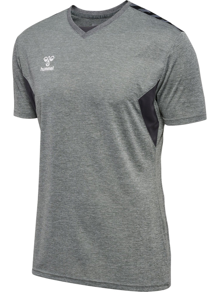 Hummel hmlAUTHENTIC PL JERSEY S/S - grey melange