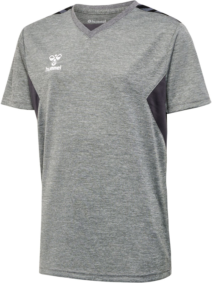 Hummel hmlAUTHENTIC PL JERSEY S/S KIDS - grey melange