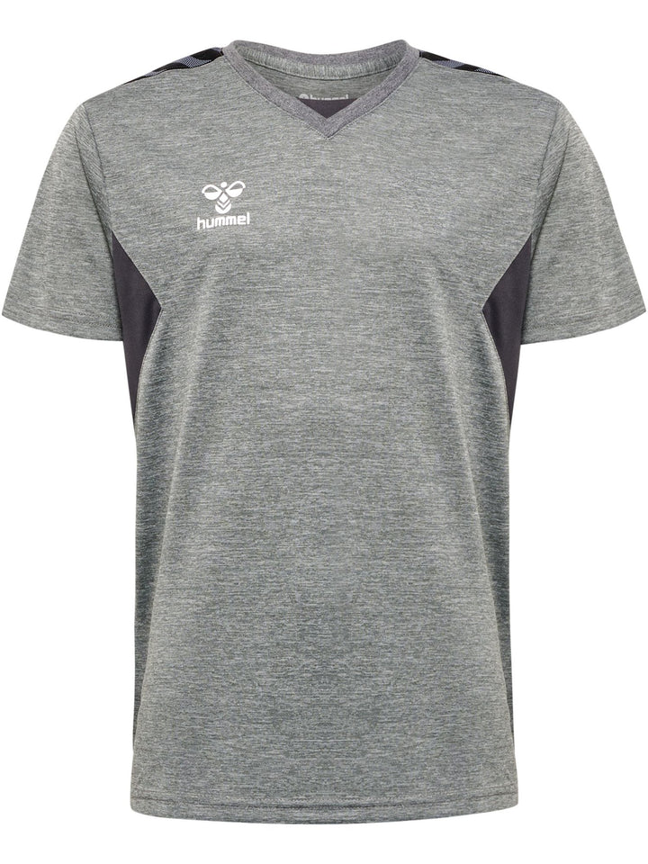 Hummel hmlAUTHENTIC PL JERSEY S/S KIDS - grey melange