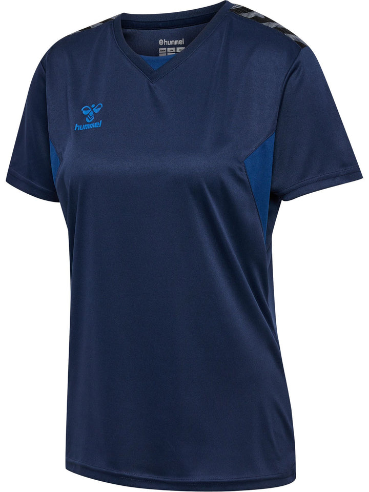 Hummel hmlAUTHENTIC PL JERSEY S/S WOMAN - marine