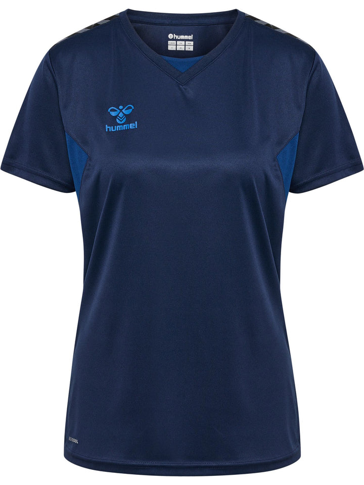 Hummel hmlAUTHENTIC PL JERSEY S/S WOMAN - marine