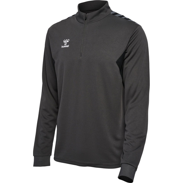 Hummel Hmlauthentic Half Zip Sweat - asphalt
