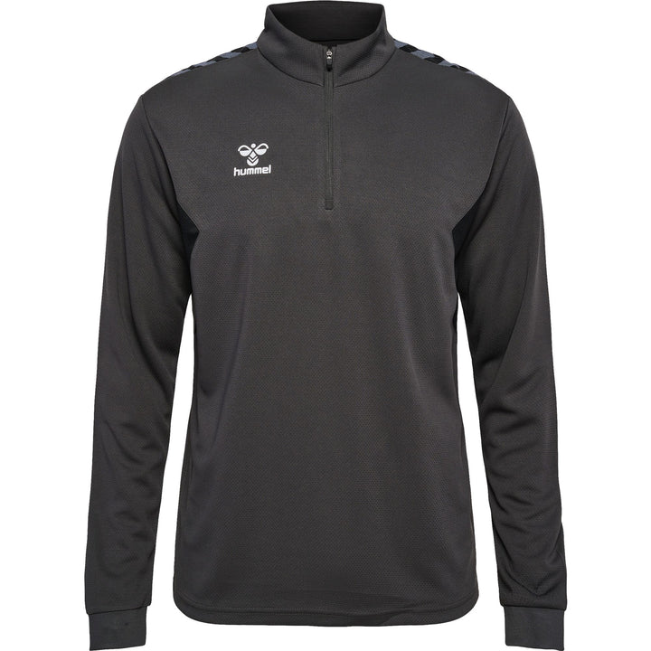 Hummel Hmlauthentic Half Zip Sweat - asphalt