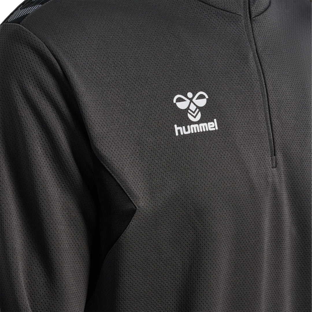 Hummel Hmlauthentic Half Zip Sweat - asphalt