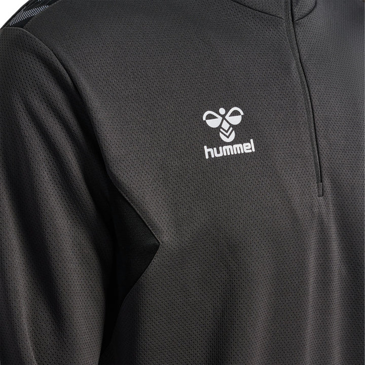 Hummel Hmlauthentic Half Zip Sweat - asphalt