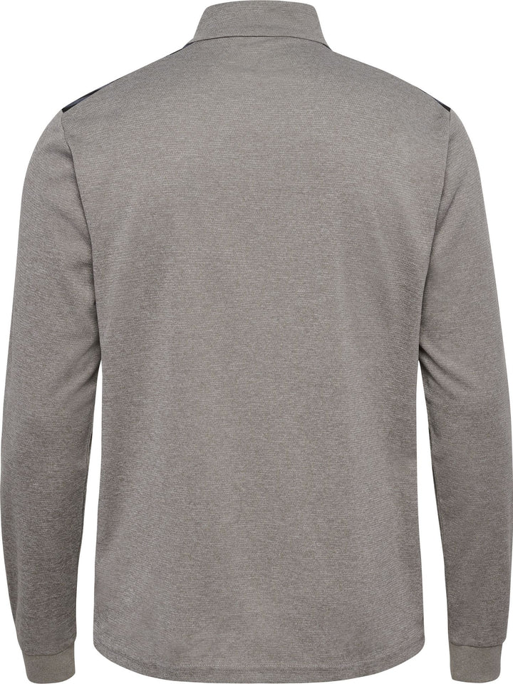 Hummel hmlAUTHENTIC HALF ZIP SWEAT - grey melange