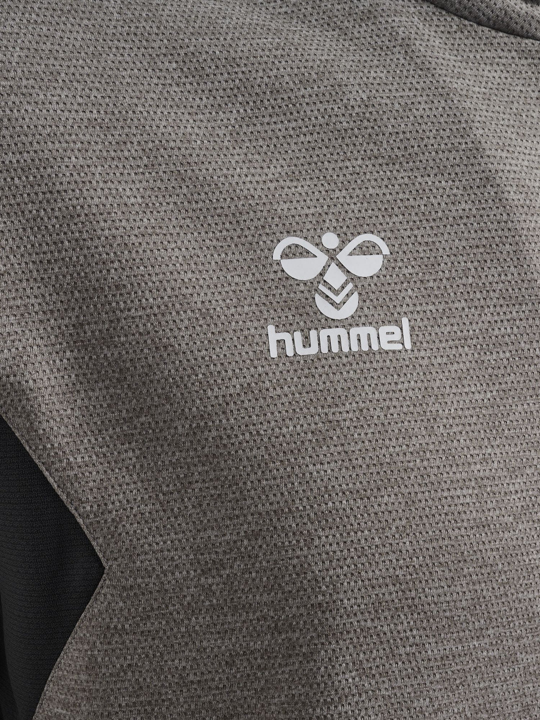 Hummel hmlAUTHENTIC HALF ZIP SWEAT - grey melange