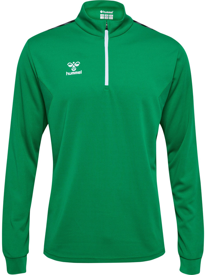 Hummel hmlAUTHENTIC HALF ZIP SWEAT - jelly bean