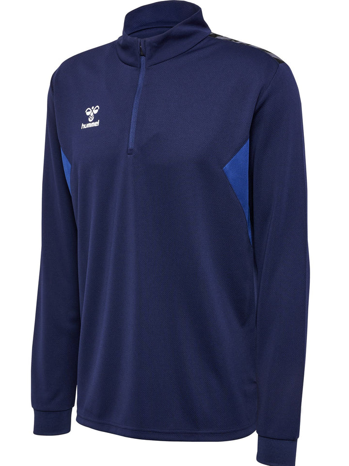 Hummel hmlAUTHENTIC HALF ZIP SWEAT - marine