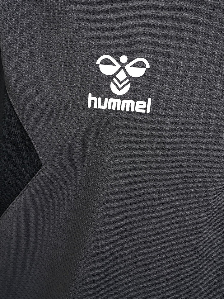 Hummel Hmlauthentic Half Zip Sweat Kids - asphalt