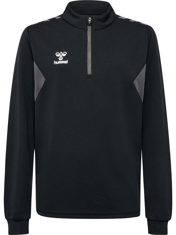 Hummel Hmlauthentic Half Zip Sweat Kids - black
