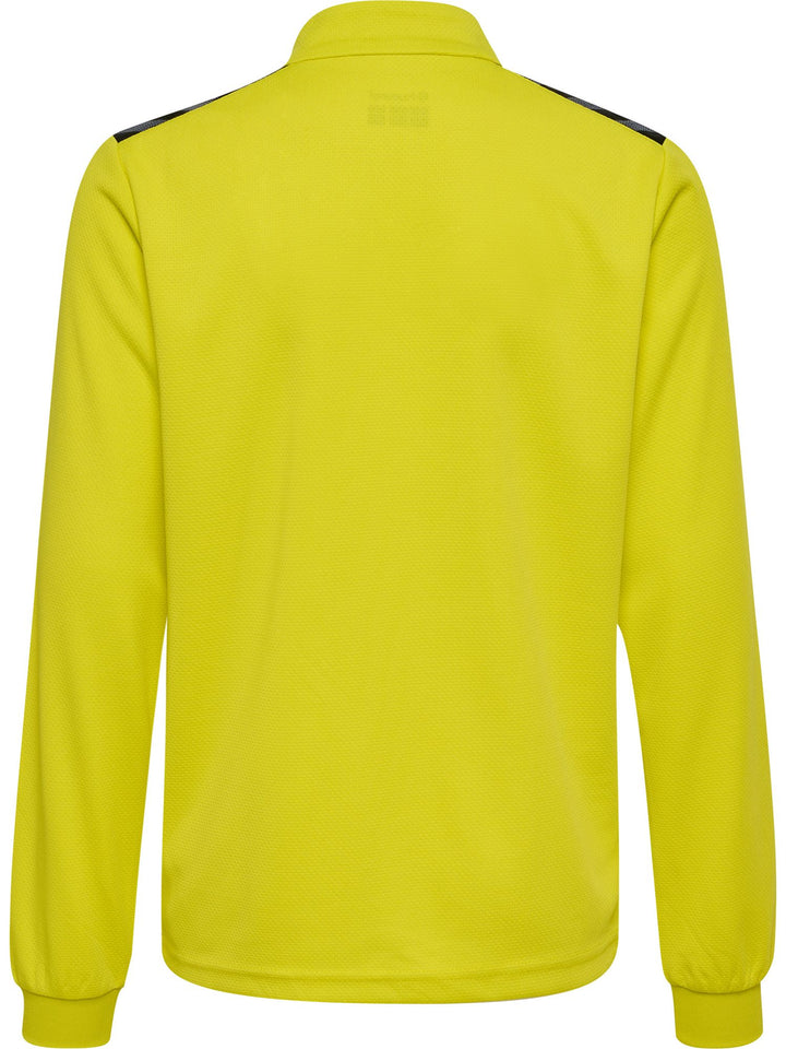 Hummel hmlAUTHENTIC HALF ZIP SWEAT KIDS - blazing yellow