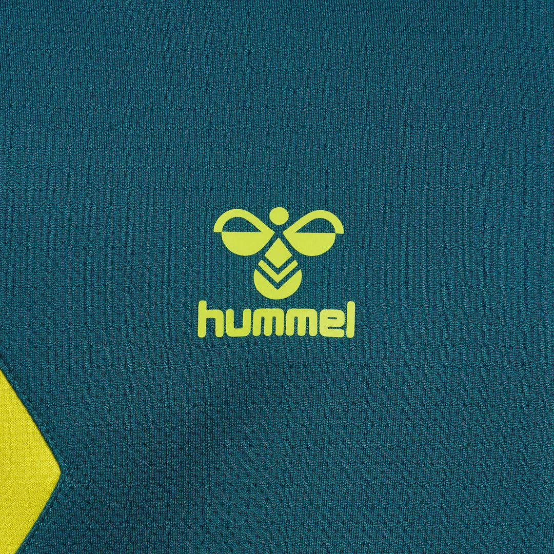 Hummel Hmlauthentic Half Zip Sweat Kids - blue coral/sulphur spring