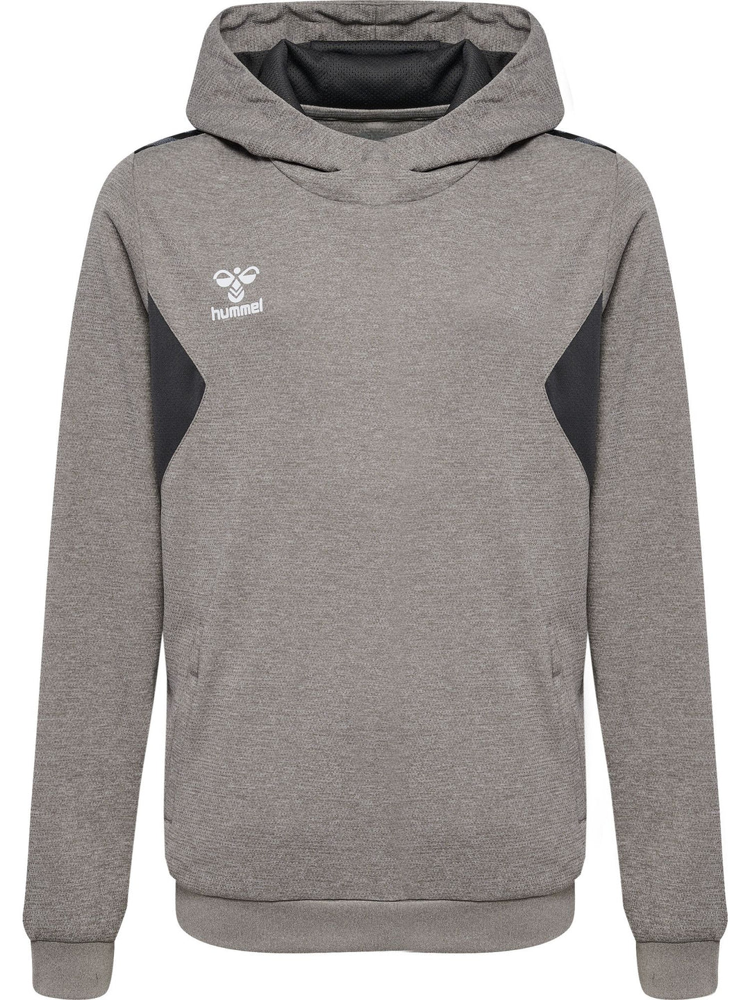 Hummel hmlAUTHENTIC PL HOODIE KIDS - grey melange