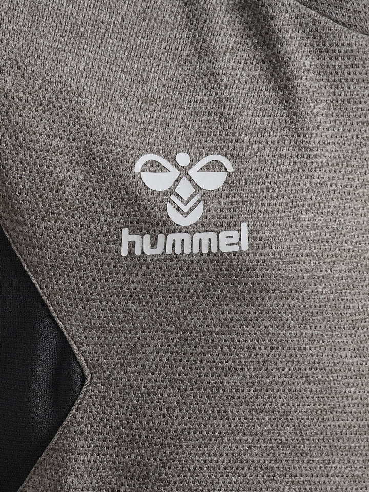 Hummel hmlAUTHENTIC PL HOODIE KIDS - grey melange