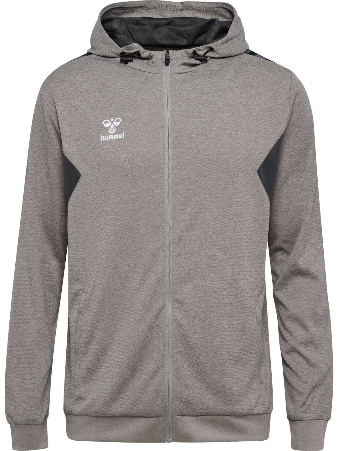 Hummel hmlAUTHENTIC PL ZIP HOODIE - grey melange