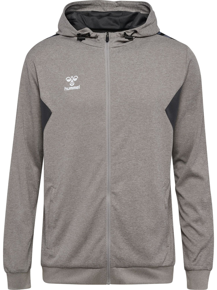 Hummel hmlAUTHENTIC PL ZIP HOODIE - grey melange