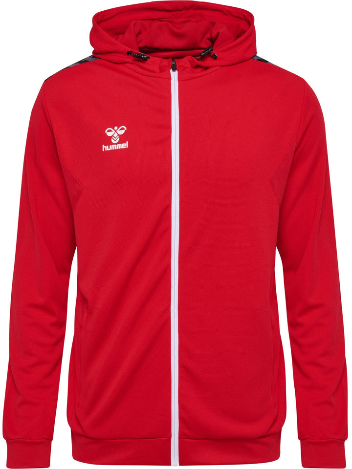Hummel hmlAUTHENTIC PL ZIP HOODIE - true red