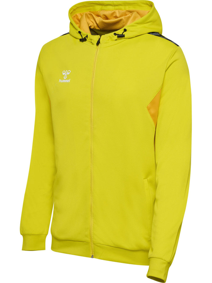 Hummel hmlAUTHENTIC PL ZIP HOODIE - blazing yellow