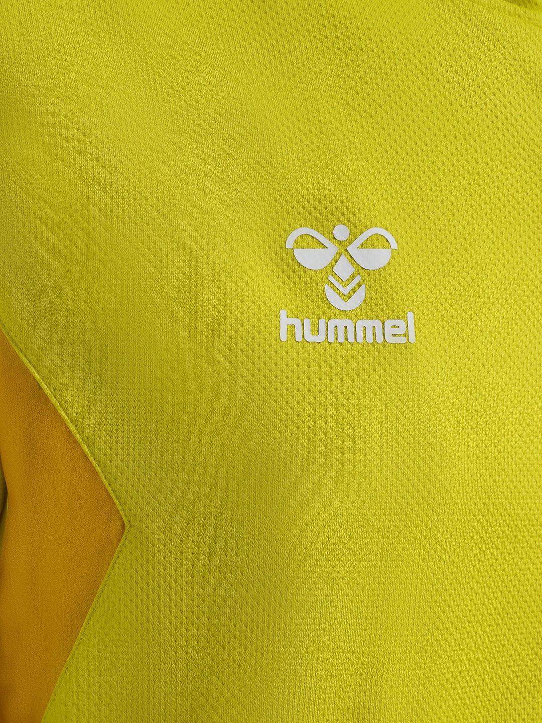 Hummel hmlAUTHENTIC PL ZIP HOODIE - blazing yellow