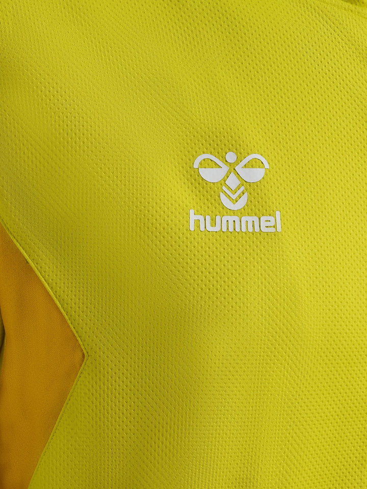 Hummel hmlAUTHENTIC PL ZIP HOODIE - blazing yellow