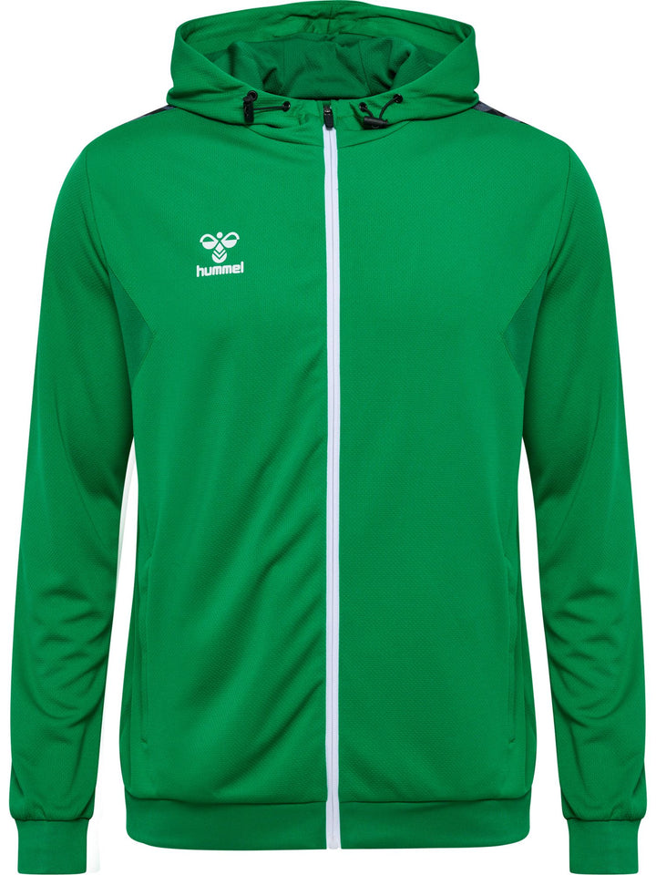Hummel hmlAUTHENTIC PL ZIP HOODIE - jelly bean