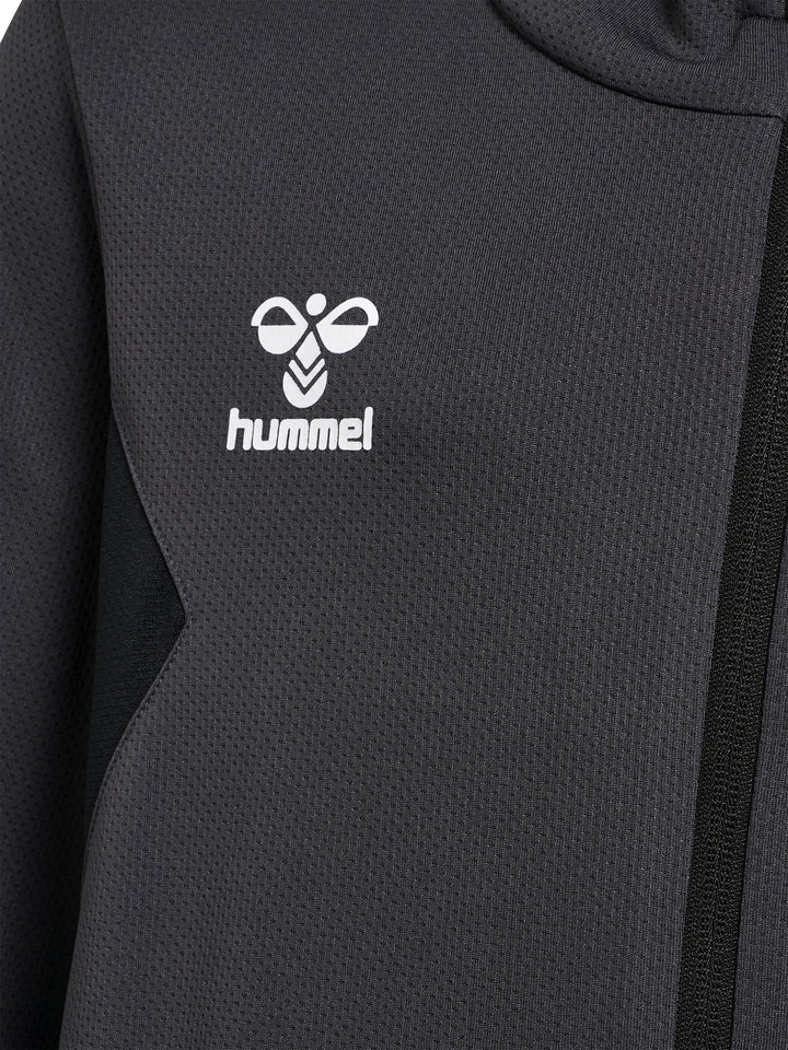 Hummel Hmlauthentic Pl Zip Hoodie Kids - asphalt