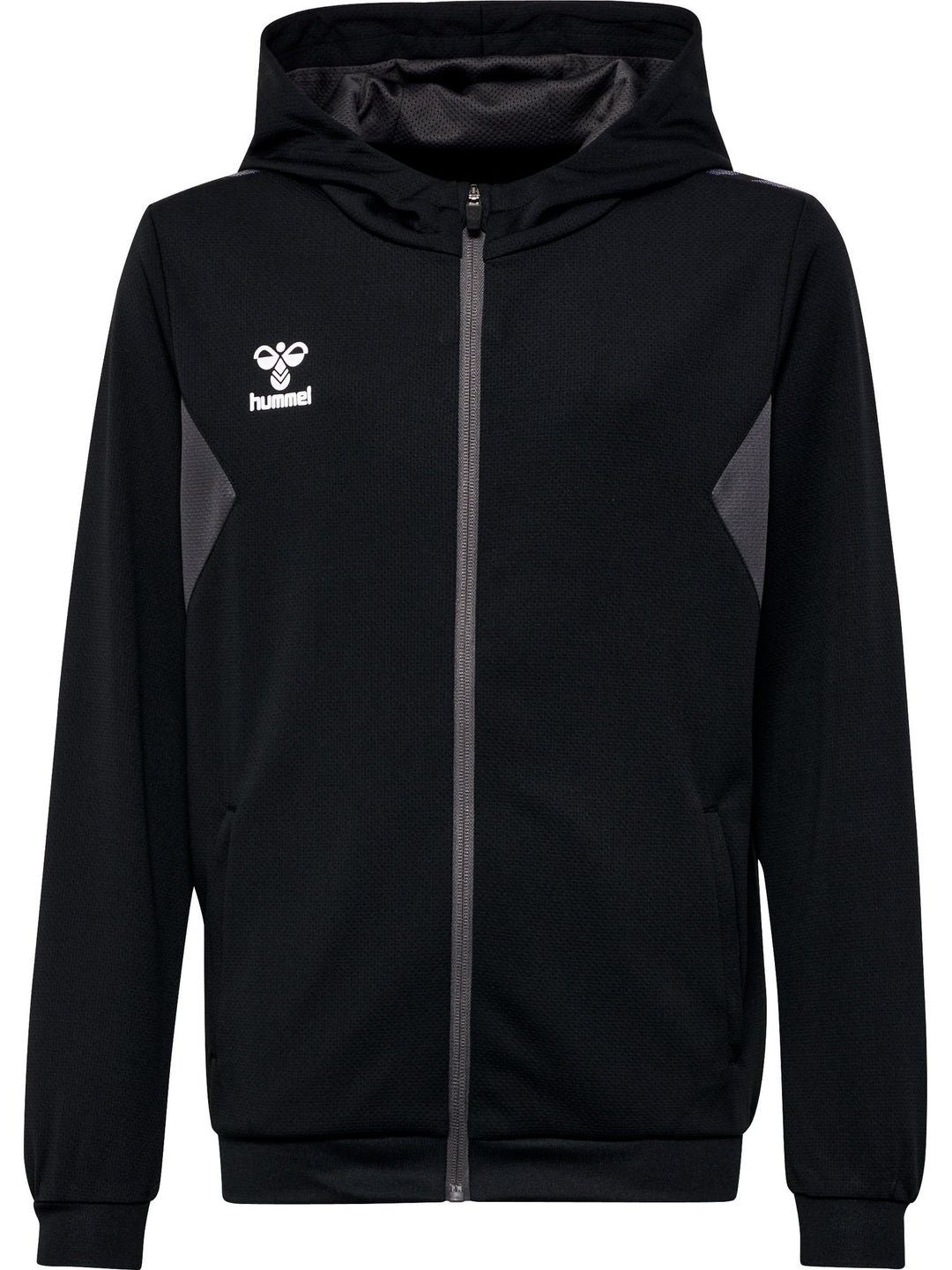 Hummel Hmlauthentic Pl Zip Hoodie Kids - black
