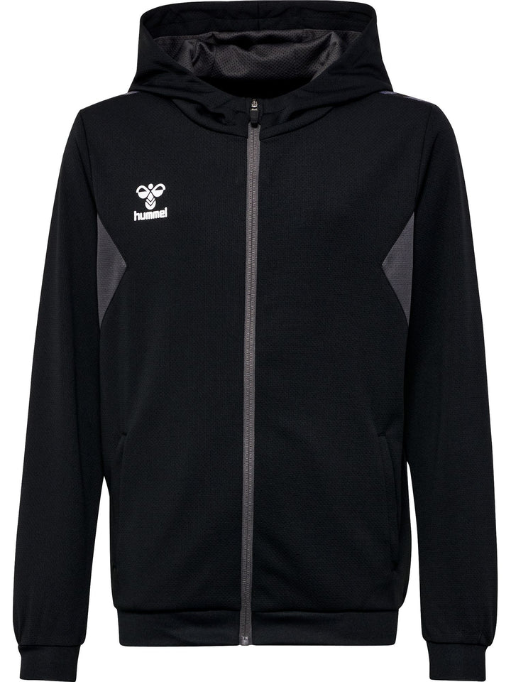 Hummel Hmlauthentic Pl Zip Hoodie Kids - black