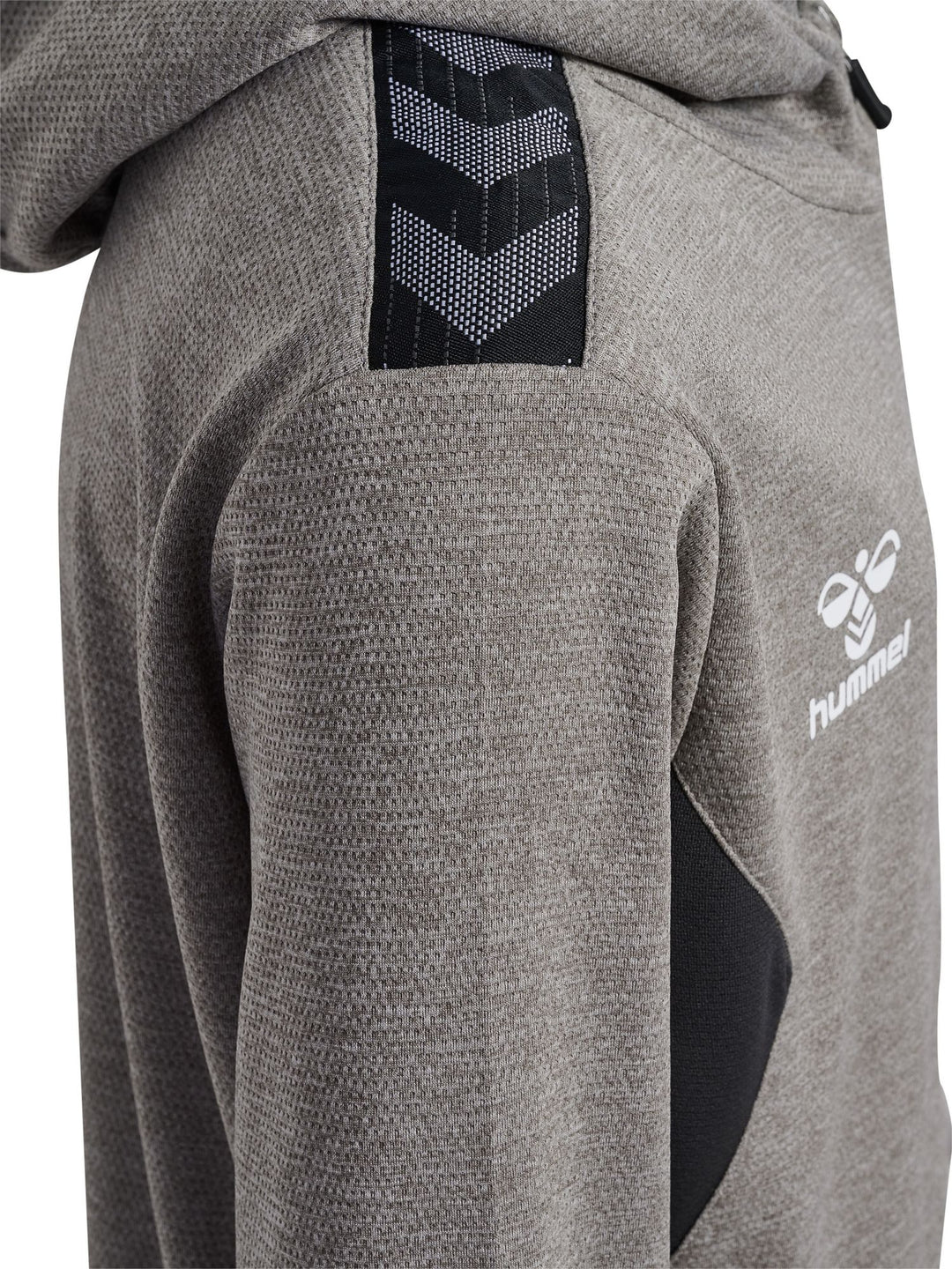 Hummel hmlAUTHENTIC PL ZIP HOODIE KIDS - grey melange