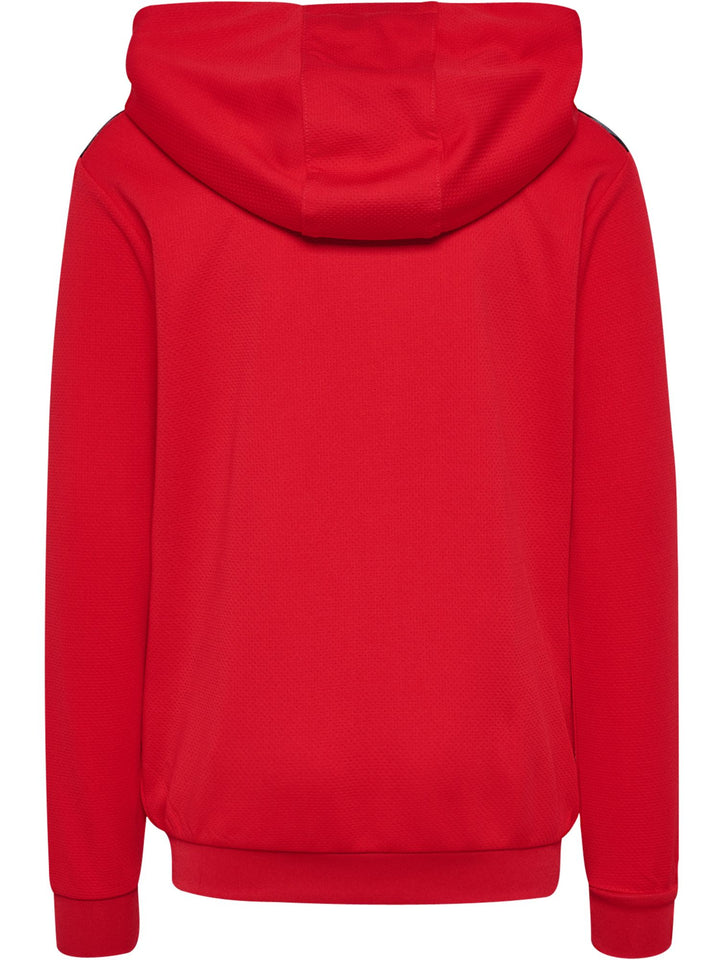 Hummel hmlAUTHENTIC PL ZIP HOODIE KIDS - true red