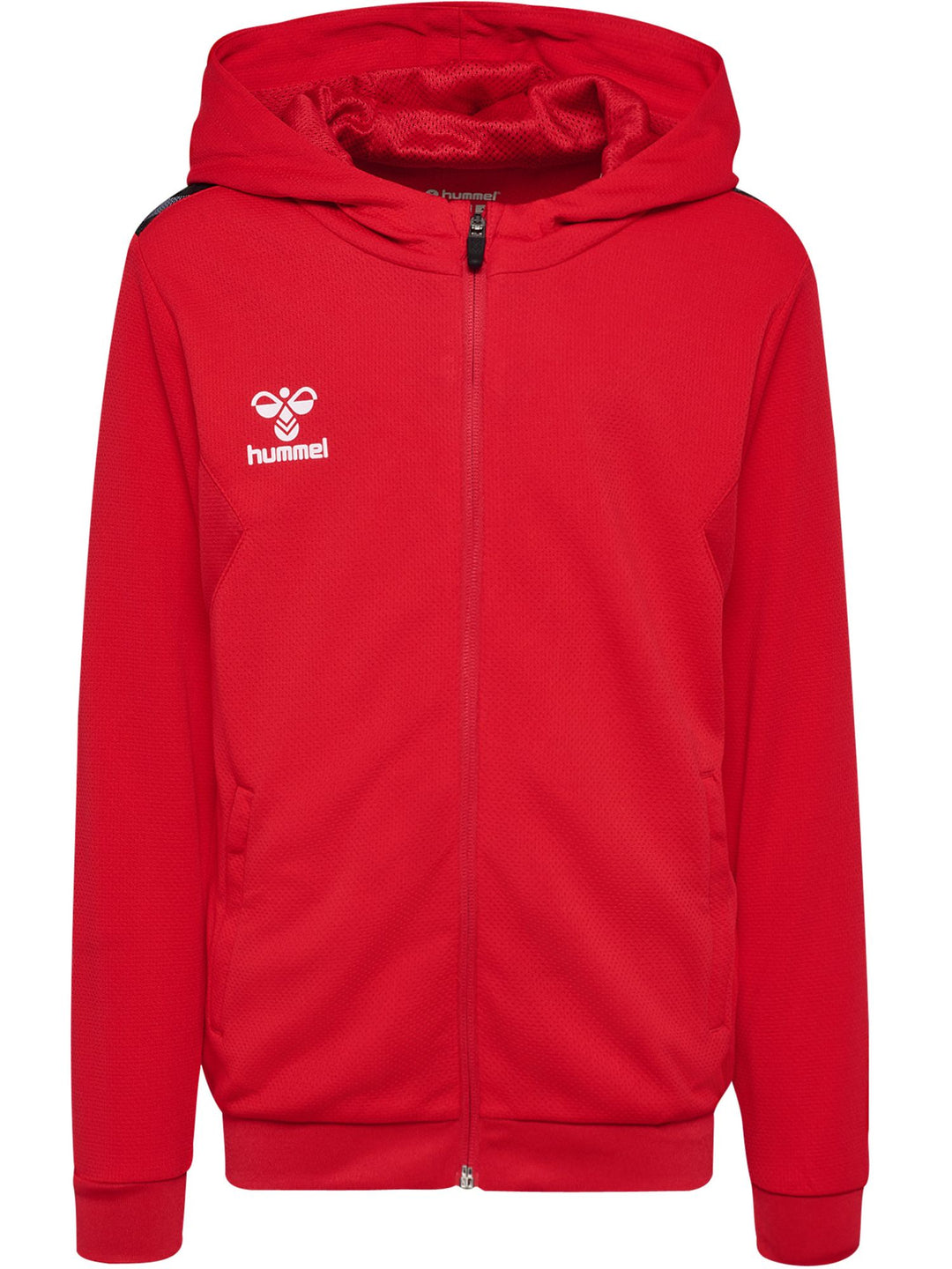 Hummel hmlAUTHENTIC PL ZIP HOODIE KIDS - true red
