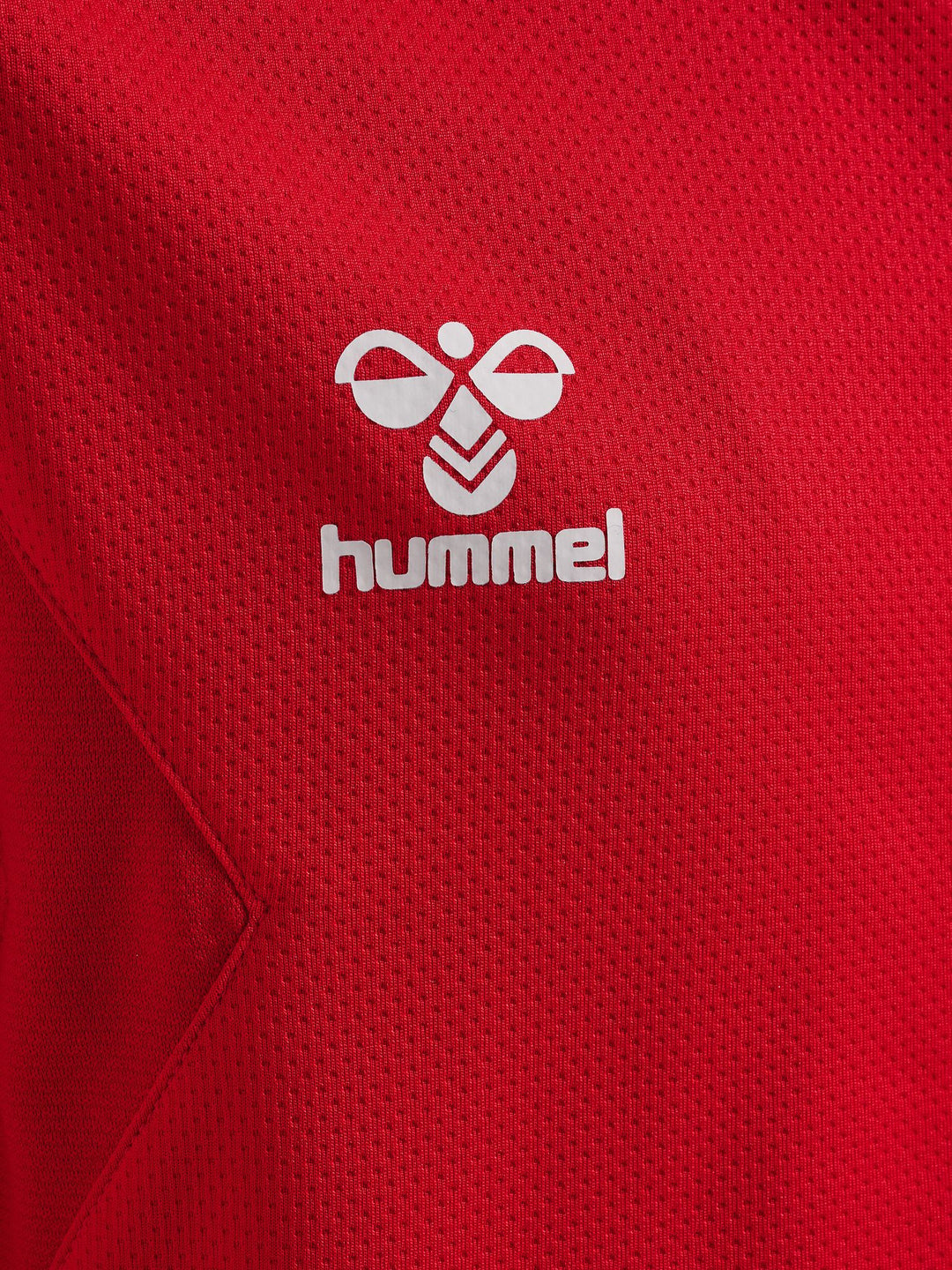 Hummel hmlAUTHENTIC PL ZIP HOODIE KIDS - true red