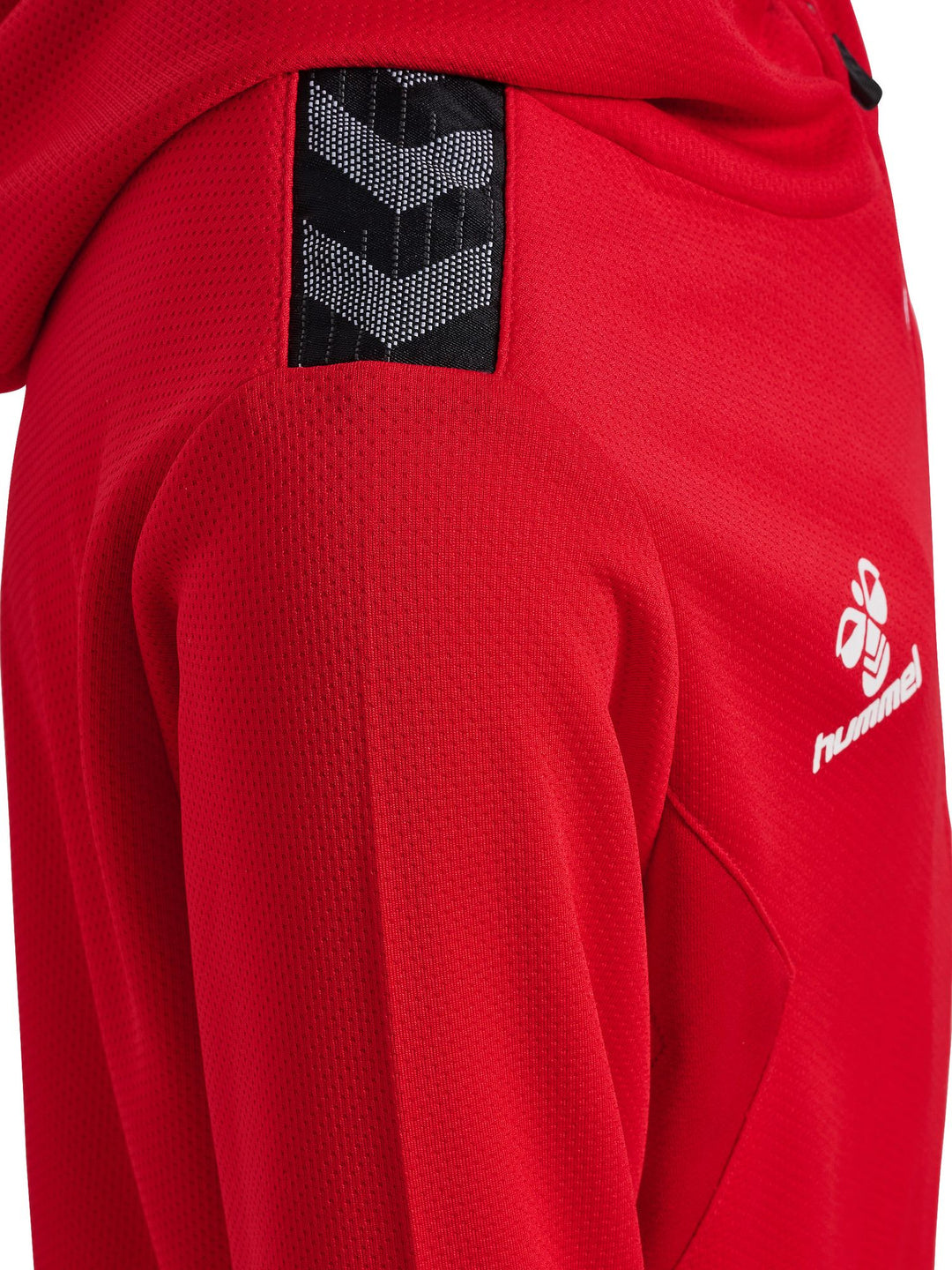 Hummel hmlAUTHENTIC PL ZIP HOODIE KIDS - true red