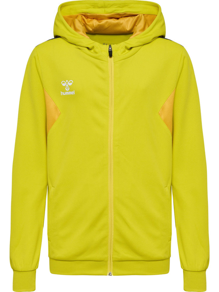 Hummel hmlAUTHENTIC PL ZIP HOODIE KIDS - blazing yellow