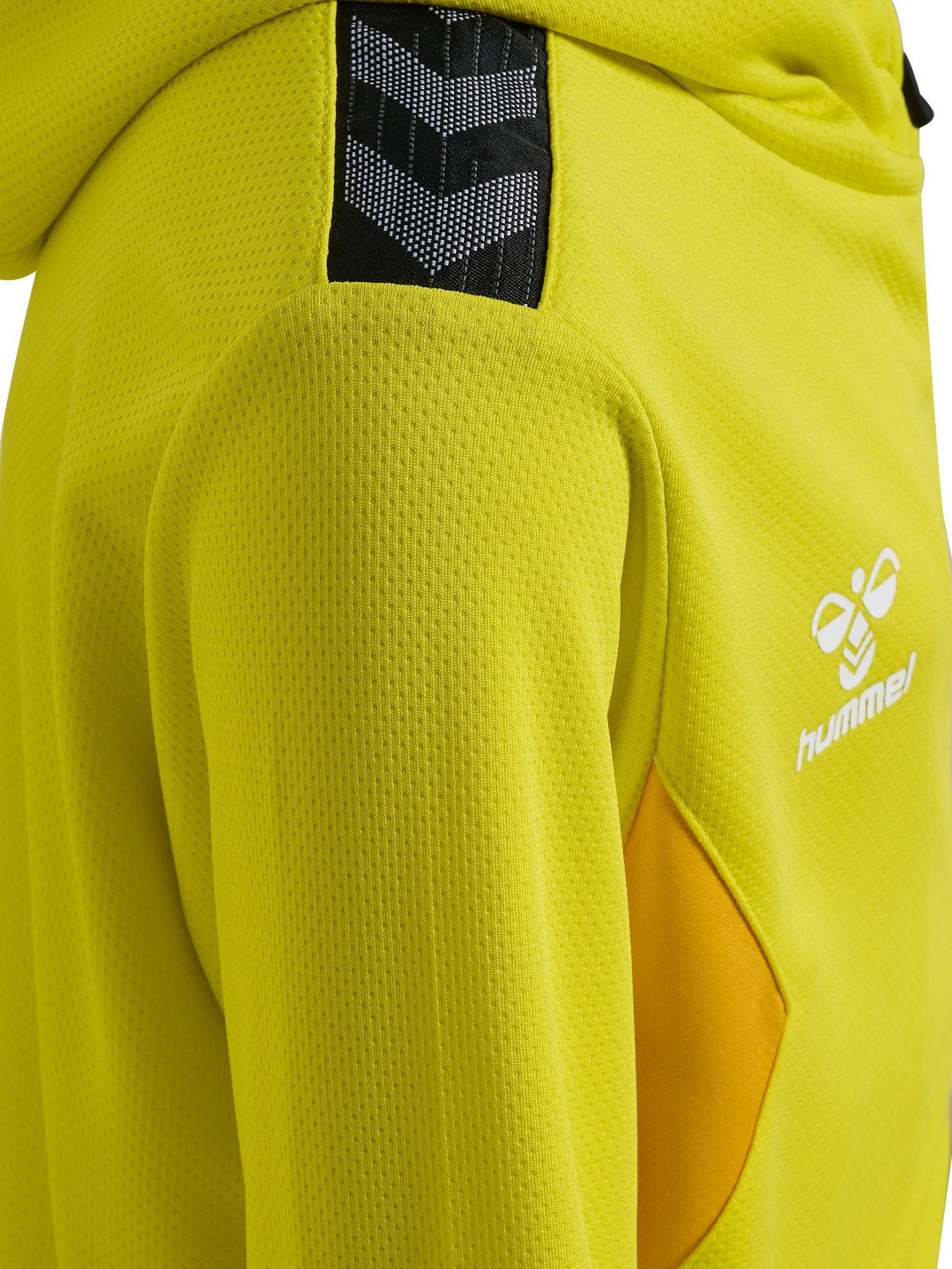 Hummel hmlAUTHENTIC PL ZIP HOODIE KIDS - blazing yellow