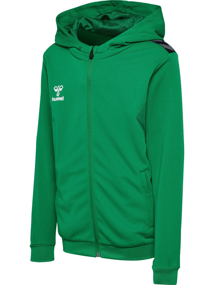 Hummel hmlAUTHENTIC PL ZIP HOODIE KIDS - jelly bean