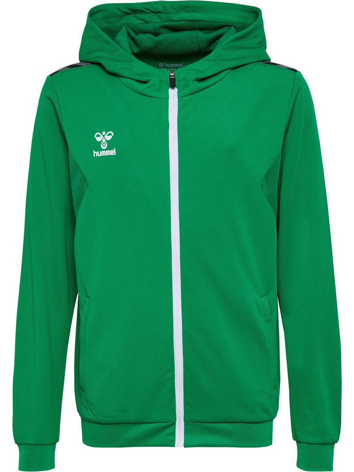 Hummel hmlAUTHENTIC PL ZIP HOODIE KIDS - jelly bean