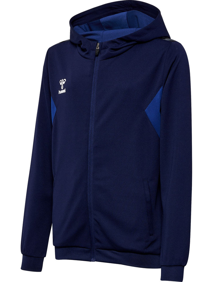 Hummel hmlAUTHENTIC PL ZIP HOODIE KIDS - marine